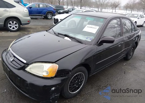 2003 Honda Civic Lx z USA, uszkodzony, nr VIN 2HGES16563H612763
